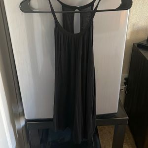 Black tank top cute open back